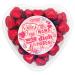 Oyoy Mother's Day gift with 500g chocolate hearts made of milk chocolate I approx. 65 pieces i gift box in heart shape with luck is a mom like you to have letter I Mother's Day gifts for mom