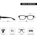The Reading Glasses Company Black Brown Readers Value 2 Pack Mens Womens RR77-12 +3.00 +3.00 Magnification Black & Brown - Buy Online on GoSupps.com