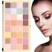 Eyeshadow Palette Set - 32-Color Shiny Makeup Eyeshadow Palette - Nature Ultra Pigmented Eyeshadow Powder Bright Vibrant Colors Shades Cosmetics Set for Girls Shzons 01#