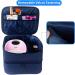  Teksome Nail polish travel bag | Travel storage bag for nail polish with compartments Storage for cosmetics makeup brushes lipstick toiletries - Buy Online on GoSupps.com
