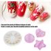 Embossed Mold Nail Tools Nail Charm Mold Gold Stickers Decals Decoration Embellishment Bending Supplies Heart Shape Nail Art Equipments Metal Frame Bending Curve Shaping Press Tools - Buy Online on GoSupps.com