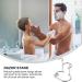 Heallily Razor Holder & Straight Shaver Stand - Steel Shaving Set Organizer for Men | Premium Alloy & Wooden Razor Stand - Buy Online on GoSupps.com