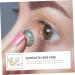Homsfou Double Box Glasses Case & Contact Lens Organizer - Travel Cosmetic Container with Mirror & Staustproof Lens Housing - Marble Duplex Design - Buy Online on GoSupps.com