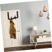 GLEAVI 6 Door Hook Metal Storage Rack Over The Door Towel Rack Over The Door Clothes Hanger Hangers Porch 30X23CM Black - Buy Online on GoSupps.com