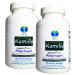 Chamomile Chamomilla 240 (2x120) chamomile flowers capsules - stomach & intestine adaptogen + soul cabbage for relaxation - no extract - not highly dose - pure nature - without additives.27120-2 43.2 g (2 pack)