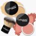 bellapierre Mineral Foundation & Blush Duo with Kabuki Brush | Oil  Talc  & Cruelty Free | Hypoallergenic & Safe for All Skin Types - 4 Grams - Nutmeg & Desert Rose