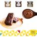 Chocolate Brownie Gift Box by Post | 8 Hand Baked Brownies with Unique Preserves Spreads Including Salted Caramel Chocolate & Banoffee - Buy Online on GoSupps.com