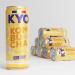 KYO Set of 8 Kombucha Organic Lemon Ginger Cans - Sparkling - Low Sugar - Alcohol Free and Artisan