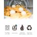 Organic Wool Dryer Balls 6 Pack XL - Natural Fabric Softener Baby Safe & Reusable Lint-Free & Odorless Laundry Solution - Buy Online on GoSupps.com