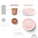 Kids Bamboo Bowls and Cup Set - Eco-Friendly 8 Piece Dishwasher Safe Kids Bowls and Cups for Healthy Meals - Buy Online on GoSupps.com