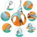 ORIA Pet Harness & Leash Set | Reflective Cat & Dog Vest | Breathable Small Kitten Puppy Rabbit Jacket | Orange Blue Deerskin Fleece | XX-Small - Buy Online on GoSupps.com