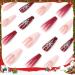 Coffin Christmas False Nails Set - Red Gradient Snowflake Xmas Design | 24Pcs Long French Fake Nails with Nail Glue for Women & Girls - Buy Online on GoSupps.com
