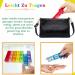 Zvzm 7-Day Pill Organizer Box - 3 Large Compartments for Easy Medication Management | Perfect for Children & Arthritic Hands | International Shipping Available - Buy Online on GoSupps.com