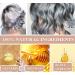 Silver Gray Hair Wax - Temporary Natural Mud Grey Hair Dye for Cosplay Parties & Daily Use | Long Lasting & Washable Matte Finish - Buy Online on GoSupps.com