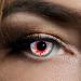 Colored white contact lenses with red blood splashes the zombie lens bloodshot Halloween lenses white zombie lentils colored contact lenses dracula