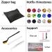 Worthofbest Hotfix Applicator Rhinestones Setter Kit - 4560pcs AB Crystal Rainbow Clear Stones with 15 Colors, Tweezers, Tray, Gems Picker Tool Bag - Bedazzler Tool for DIY Projects - Buy Online on GoSupps.com