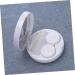 JECOMPRIS 2-Pack Lens Cover Travel Case for Contact Lenses - White Medium Lens Holder & Inserting Container - Buy Online on GoSupps.com