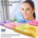 30Pcs DualVertex Reusable Makeup Remover Cloth - Microfibre Face Cloth Set for Gentle Face Cleansing - 6 Colors, 15x15cm + Laundry Bag - Buy Online on GoSupps.com