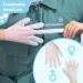 Moisturizing Gloves Overnight | Touchscreen Compatible Hand Masks for Dry Hands | Reusable Silicone Spa Gloves for Men & Women - Buy Online on GoSupps.com