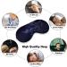 Sagittarius Zodiac Constellation Sleep Mask Eye Cover for Sleeping Blindfold with Adjustable Strap Blocks Light Night Travel Nap for Men Women - Buy Online on GoSupps.com