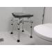 KMINA - Shower Stool for Inside Shower with Double Reinforced Crossbar and Cushion  Heavy Duty Bath Chair 330Ib  Shower Seats for Elderly  Cushioned Bath Chair for Seniors  Free Assembly - Buy Online on GoSupps.com