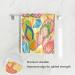 Vdsrup Beach Flip Flops Hand Towels - Summer Seashell Starfish Design - Soft Kitchen Tea Towel - 16 X 30 in - Housewarming Gift - Buy Online on GoSupps.com