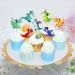 24-Piece Dragon Theme Cupcake Toppers | Mythical Cake Decorations for Weddings & Birthday Parties | Realistic Torte Picks & Event Party Accessories - Buy Online on GoSupps.com