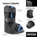 Buy Pediatric Buddy Boot | Kids Medical Grade Ankle Support Brace for Sprain & Injury Recovery - Medium Black - Fast International Shipping - Buy Online on GoSupps.com