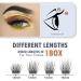 IKVVOM Cluster Lashes 10-16mm 120Pcs Mix Wispy C Curl Volume DIY Eyelash Extensions - Buy Online on GoSupps.com