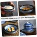 Zerodeko Japanese Bowl Rice Bowls Fruit Salad Plate Ceramic Mixing Bowl Ramen Noodle Bowl Small Model Bench Chinese Noodle Bowl Tableware Pottery Ceramics Micro-Wave Oven Hand-Pulled Noodle 12X12X4.5CM As Shown 2 - Buy Online on GoSupps.com