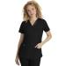 Healing Hands Purple Label Scrubs Top 2278 Jasmin | Women's V-Neck Scrub Top XL Black - Buy Online on GoSupps.com