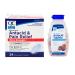 Quality Choice Antacid Relief Bundle Calcium Carbonate Chewable Tablets 72 Count and Effervescent Antacid and Pain Relief Tablets 24 Count