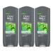 Dove Men+Care Refreshing Extra Fresh 3-In-1 Hair Body And Face Wash Pack Of 6 With 24-Hour Nourishing Micromoisture Technology Body Wash For Men 400 Ml 6.76 Fl Oz (Pack of 6) Extra Fresh