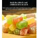 MKSDDF - 250g of sweet fruit candy - Individually packaged - Sweet fruit wrapped sweets - Different flavors - Classic Chinese sweets - Sorghum sugar - Gum free - Mix and - Buy Online on GoSupps.com