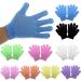 Exfoliating Peeling Bath Gloves - White 1 Pair (2 Pieces) for Spa-Like Skin Care | Fast International Shipping - Buy Online on GoSupps.com