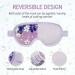 ZN CUET D Ice Gel Cooling Eye Mask - Reusable Cold Pack for Puffy Eyes & Dark Circles - Migraine & Stress Relief - Soft Plush Backing - Purple - Buy Online on GoSupps.com