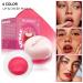 Jelly Lipstick Mud - Moisturizing Matte Velvet Lip Glaze & Cheek Blush with Aloe Vera | High Pigment Long Lasting Lip Makeup (05#Cupid 1 OZ - Buy Online on GoSupps.com