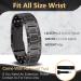 Jeracol Titanium Steel Magnetic Bracelet for Men | 3X Ultra Strength Magnets | Unique Folding Clasp | Magnetic Wristband for Christmas | Adjustable Size | Gift Box Included | B-gray - Buy Online on GoSupps.com