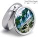 Buy Portable 3 Compartment Pill Box - Waterfall Scenery - Travel Pill Organizer for Purse & Pocket - Buy Online on GoSupps.com