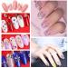5000 pcs Colorful Nail Art Rhinestones Kit with Tweezers and Brush - Multicolor Gems Design Set - Buy Online on GoSupps.com