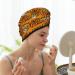 Hair Towel Wrap - Quick Drying Towel Turban with Button for Effortless Hair Drying (Tiger Design) - International Shipping Available - Buy Online on GoSupps.com