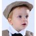 Mint Green Baby Boys Flat Cap - Kids Gentleman Herringbone Tweed Newsboy Hat (4-5 Years, Brown) - Buy Online on GoSupps.com