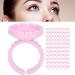 Eyelash Extension Glue Ring Cup 1.5cm / 0.6in Stable Wearing Easy To Wear Eyelash Glue Ring Cup Strong Flexibility for Professional Use(Pink 100 pcs a pack) - Buy Online on GoSupps.com