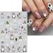 Christmas Nail Stickers 9 Sheets Self-Adhesive Nail Decal Snowman Snowflake Nail Art Decoration Design Supplies - Buy Online on GoSupps.com