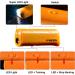 LED Ultrasonic Dog Repeller and Trainer Device 3 in 1 Anti Barking Stop Bark Handheld Dog Training Device (Yellow) - Buy Online on GoSupps.com