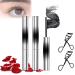 Vivavogue Lash Kapeine Iron Wand Mascara Vervaci Iron Rod Mascara Waterproof Vervaci Mascara 3d Curling Eyelash Iron Mascara with Eyelash Curler Long-Lasting and Smudge (2*Black)