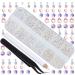 LPBeads 3456 Pieces 6 Sizes Paradise Flat Back Round Crystal Rhinestones for Crafts Nails Art Face Makeup Clothes DIY with Pick Up Tweezers and Picking Pen