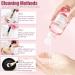 3-in-1 Makeup Brush Cleaning Mat & Silicone Cleaner | Professional Makeup Brush Cleaner - Pink 150ml - Buy Online on GoSupps.com