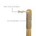 Chikoni Dry Bath Body Brush Back Scrubber with Long Wooden Handle - 100% Natural Bristles for Exfoliation, Detox, Cellulite, and Blood Circulation - Health-Boosting Body Massager - Buy Online on GoSupps.com