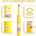 Buy Rechargeable Musical Electric Toothbrush for Kids 3-12 - Intelligent Timer 3 Modes 4 Brush Heads & Holder - Fun Caricature Design! - Buy Online on GoSupps.com